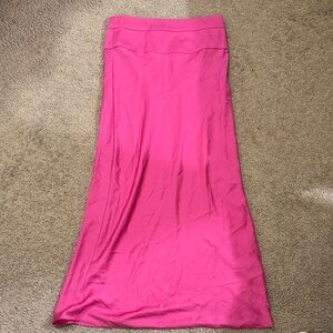 Free people hot pink midi skit
